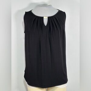 JONES NEW YORK Signature Black Stretch Sleeveless Tank Top Small